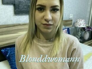 Blonddwomann