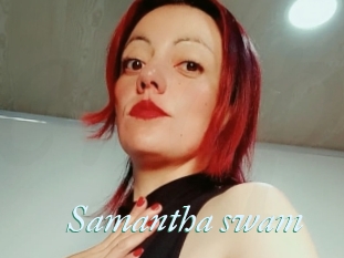 Samantha_swam